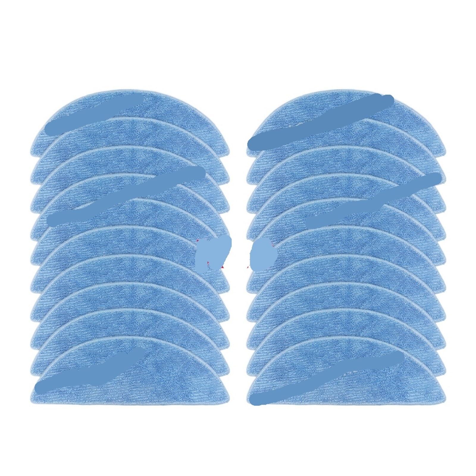 SLAQEYDJS Mop Cloth Replacement Parts, Compatible For Conga, M70 Robot Vacuum Cleaner(20 Mops)
