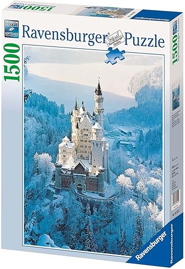 Ravensburger Neuschwanstein Castle in Winter 1500 piece jigsaw puzzle ...