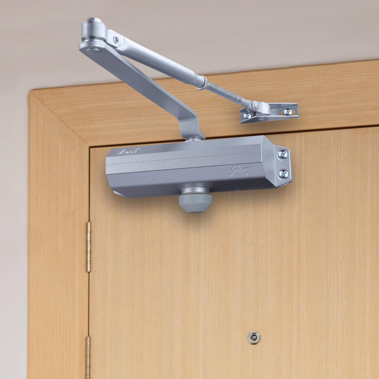 Durable Stainless Steel Locks C071 2 Speed Hydraulic 60kg Door Closer (Silver) (B0DC6S8GY3) Amazon Price History, Amazon Price Tracker