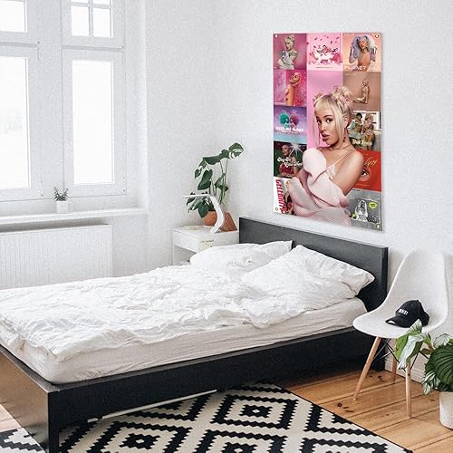 Miniatura 4 de Do-ja Ca-t Tapices de cantante musical para decoración de dormitorio, 2 x 3 pies, tapices musicales Do-ja Ca-t con ojales de latón para decoración