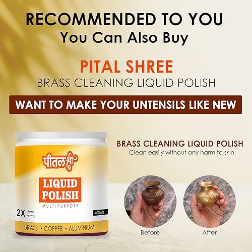 Miniatura 5 de Satvik 10 piezas hechas a mano de oro grabado Kuber Diya hecho de latón virgen. Diwali Diya Vilakku para Puja Pooja. Lámpara de aceite tradicional