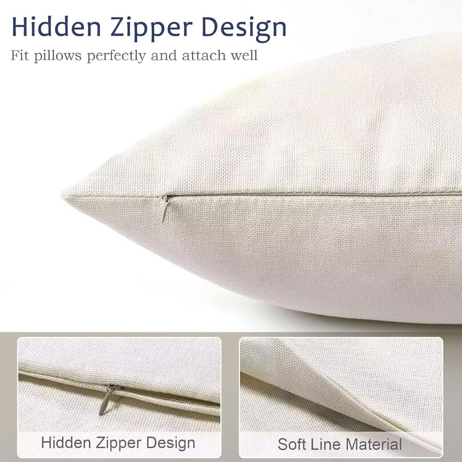 Poszewka na poduszkę 60 x 90 zestaw 2 lniana poduszka sofa świąteczna poszewka na poduszkę Nowy Rok Poduszki na sofę Łóżko Prostokątne poszewki na poduszki wodoodporne, do dekoracyjnego ogrodu salonu