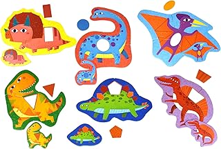 AB Gee abgee 922 JA92071 EA My First Puzzle Set-Dinosaur, red
