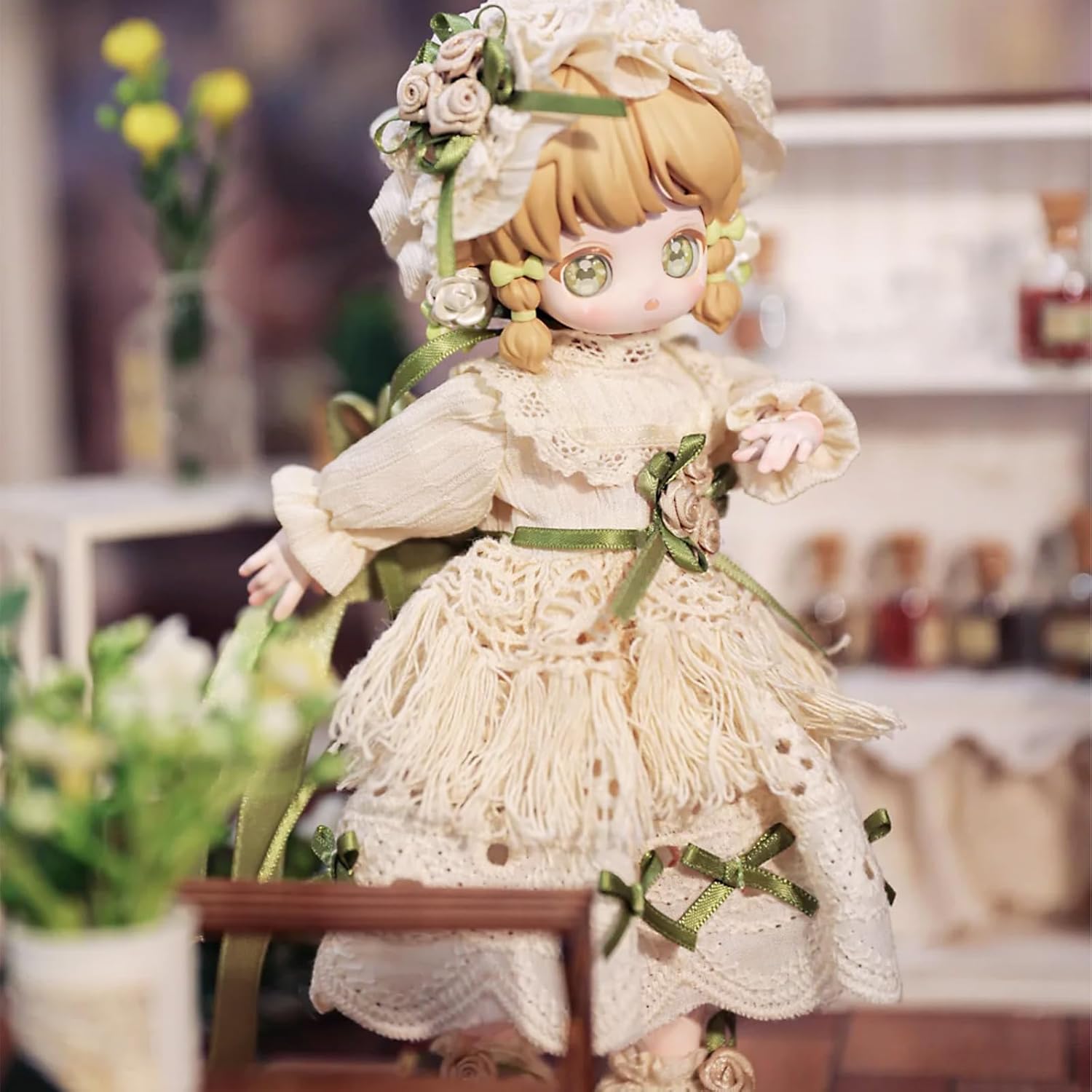 CALEMBOU BJD Blind Box, Vintage Treasures Series 15cm Ball Jointed Doll, Cute Dress Up Doll with Joints, Collection Action Figure Toys, Gift for Girls Boys