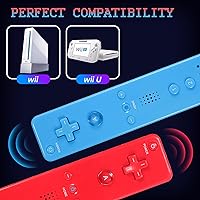 Vista 9 de Yosikr Controller for Wii, Remote Controller for Wii with Silicone Case and Wrist Strap Compatible for Wii/Wii U (2 Pack, White and White)