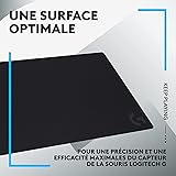 Logitech G G840 Tapis de Souris de Jeu Extra Large, Optimisé pour Les capteurs, Friction modérée,Tapis de Souris antidérapant, Accessoires de Jeu Mac et PC, 900 x 400 x 3 mm - Noir - 5