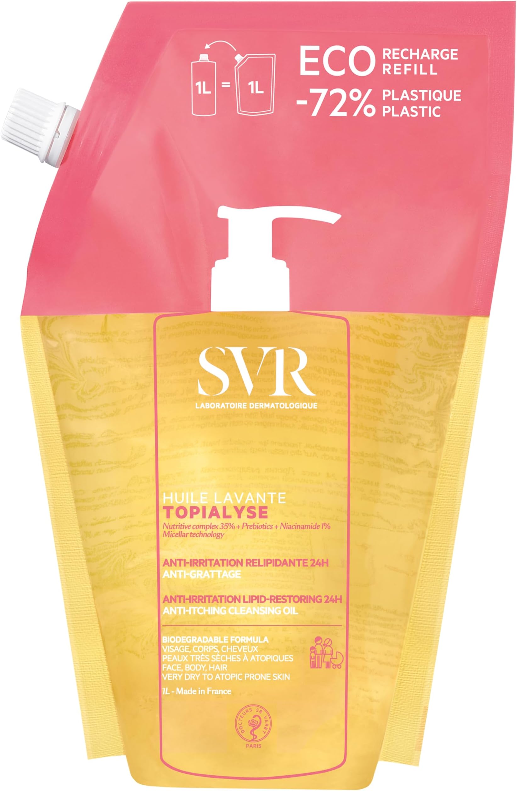Topialyse Eco-Refill Cleansing Oil 1L