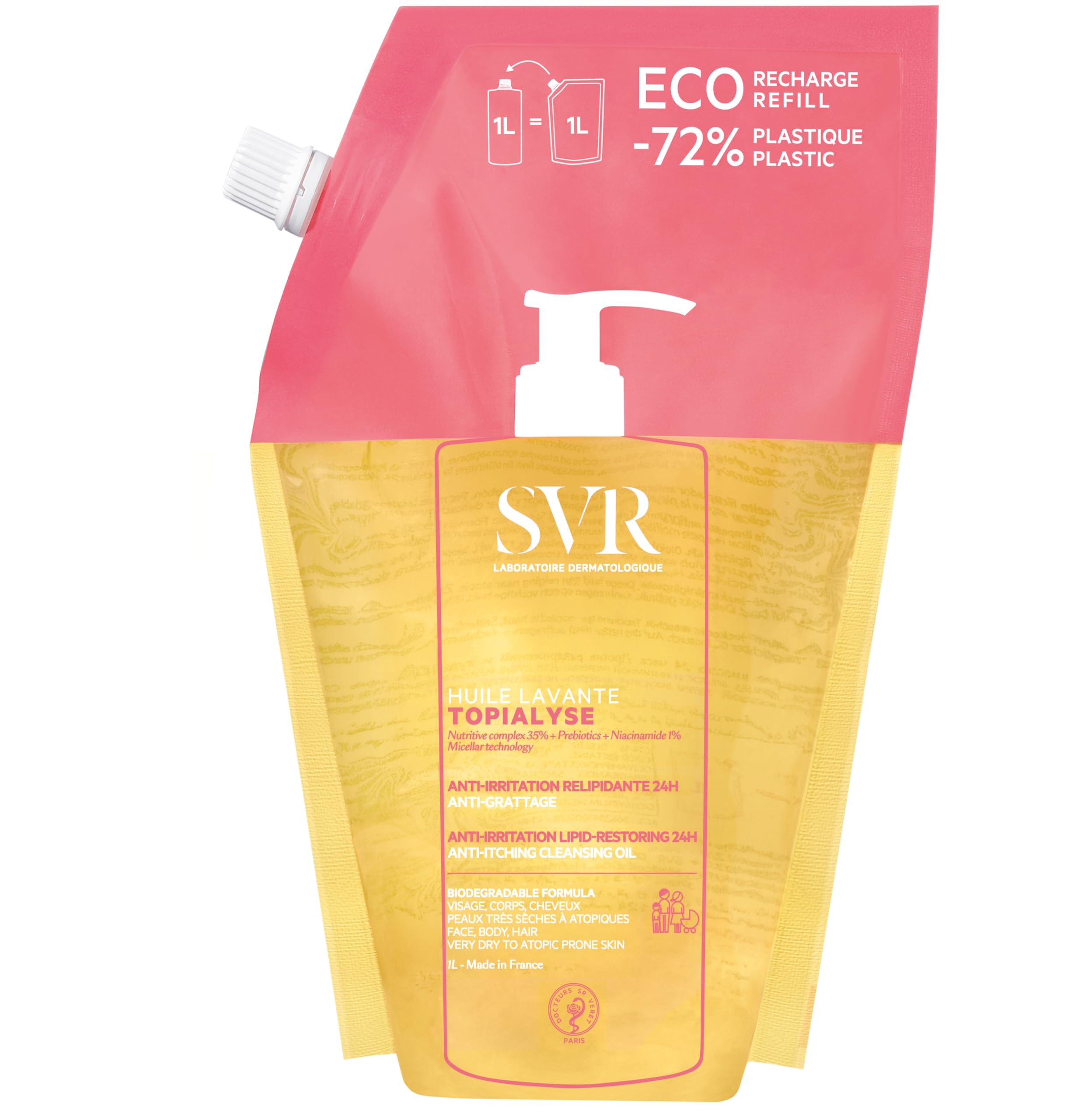 Topialyse Eco-Refill Cleansing Oil 1L
