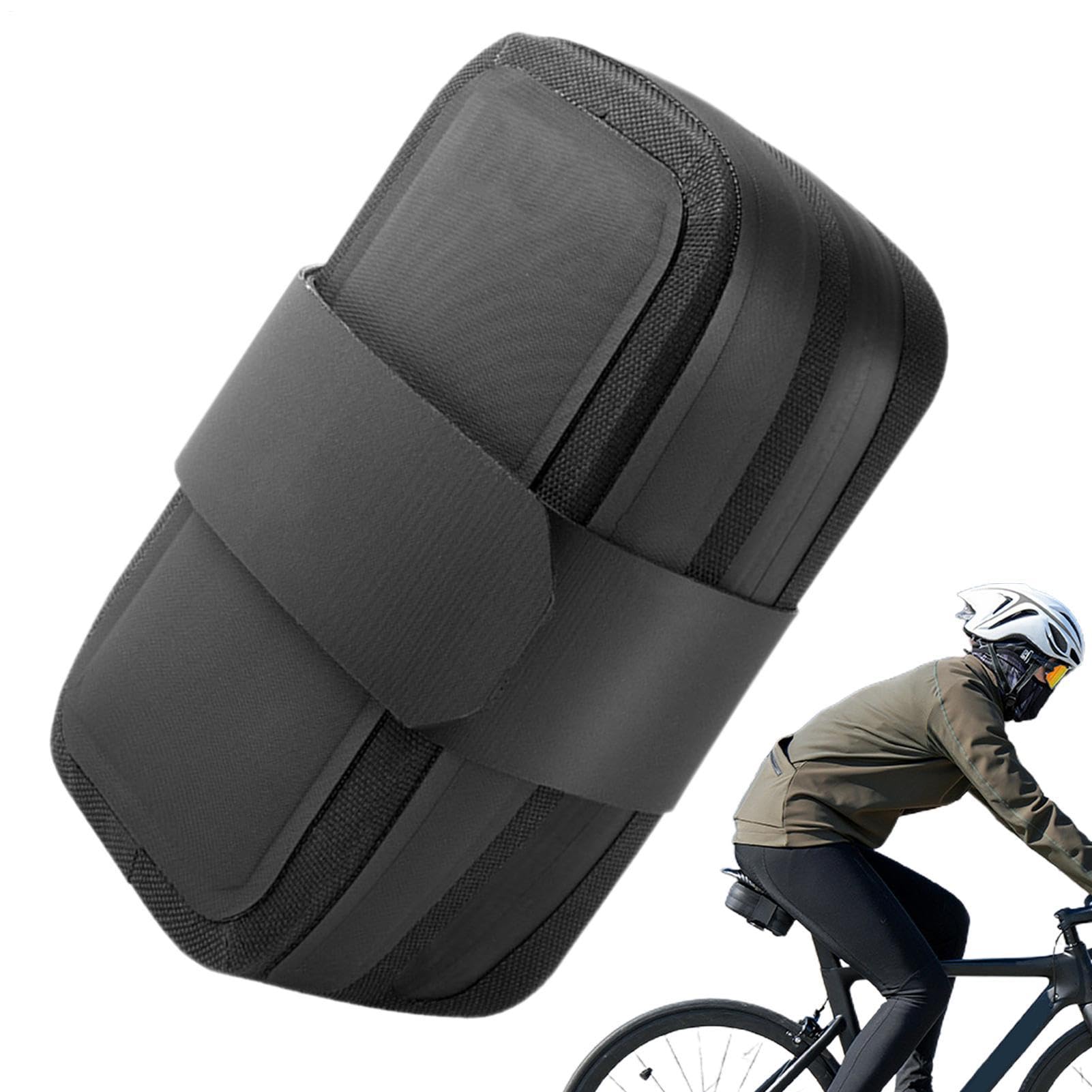 Borsa da sella per bicicletta, impermeabile da 0,8 l, con riflettente | organizer per sellino impermeabile, accessorio per il trasporto di attrezzi da viaggio per mountain bike e bici da strada