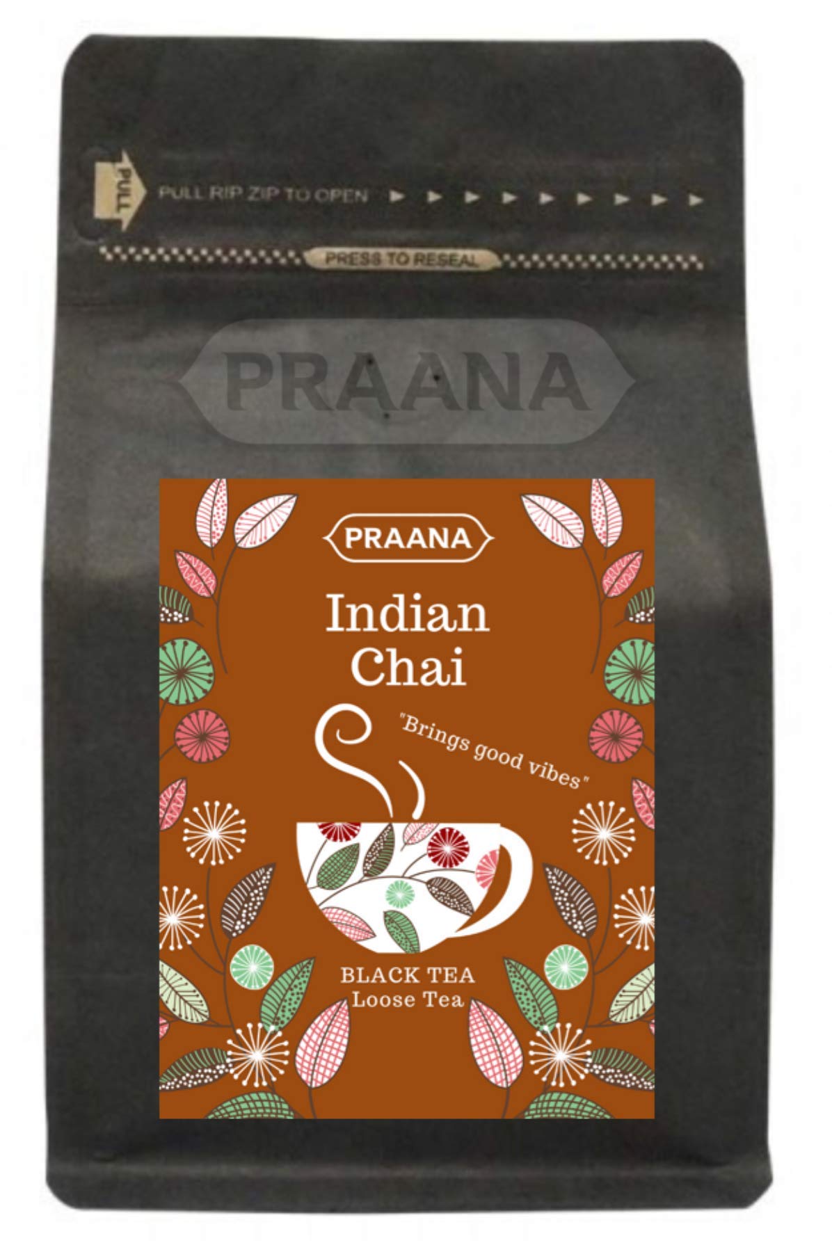 PRAANA TEAIndian Chai - Black Tea with Spices- 100g