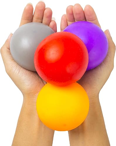 Miniatura 4 de Bolas blandas para el estrés para hacer ejercicio divertido y terapéutico de la mano, estirar y apretar. Gran idea de regalo y regalo de fiesta de
