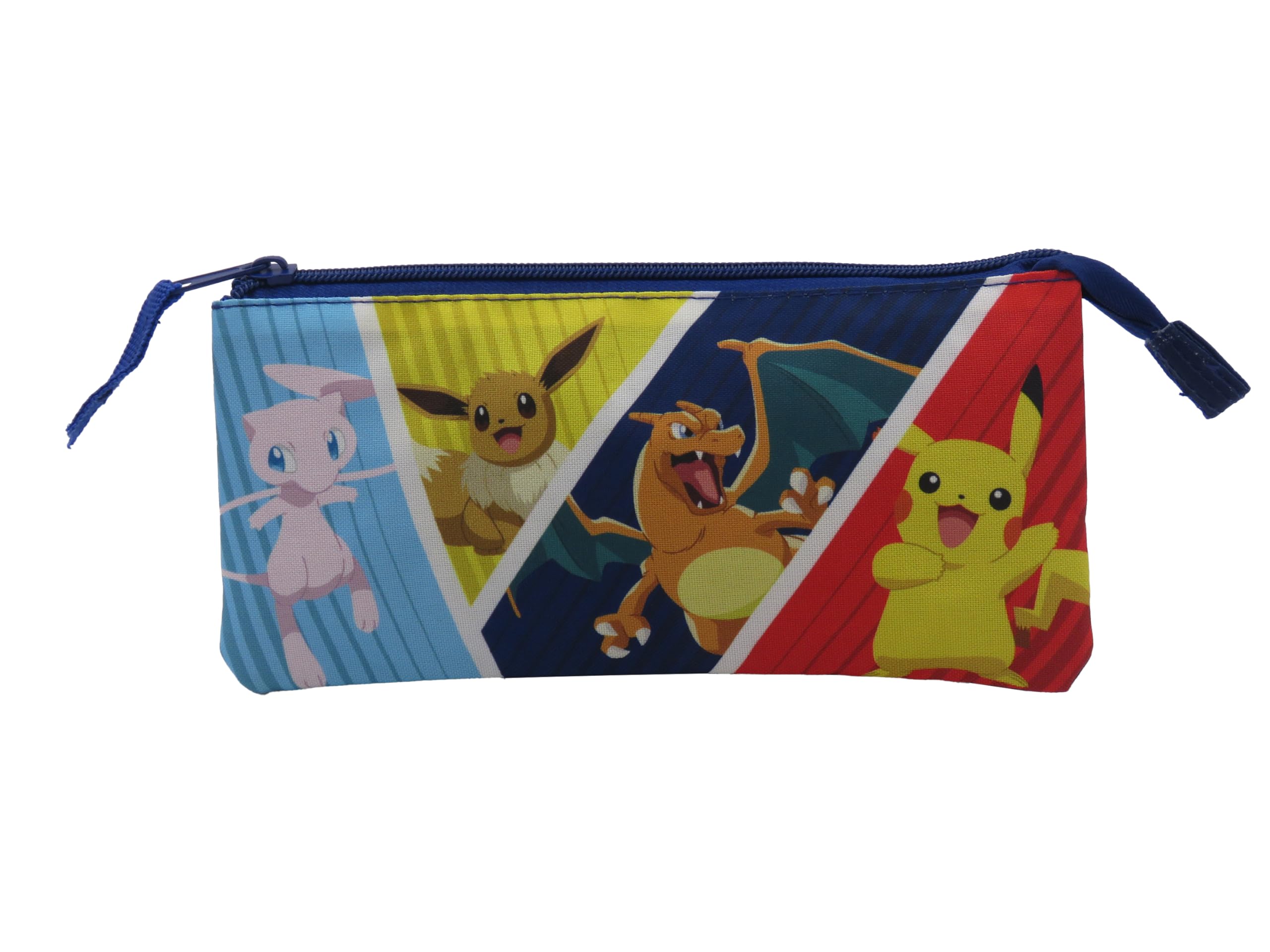 Set De Papeterie Pokémon Officiel - Trousse, Crayons, Gomme, Taille-crayon - Idéal Pour L'école Et Les Fans