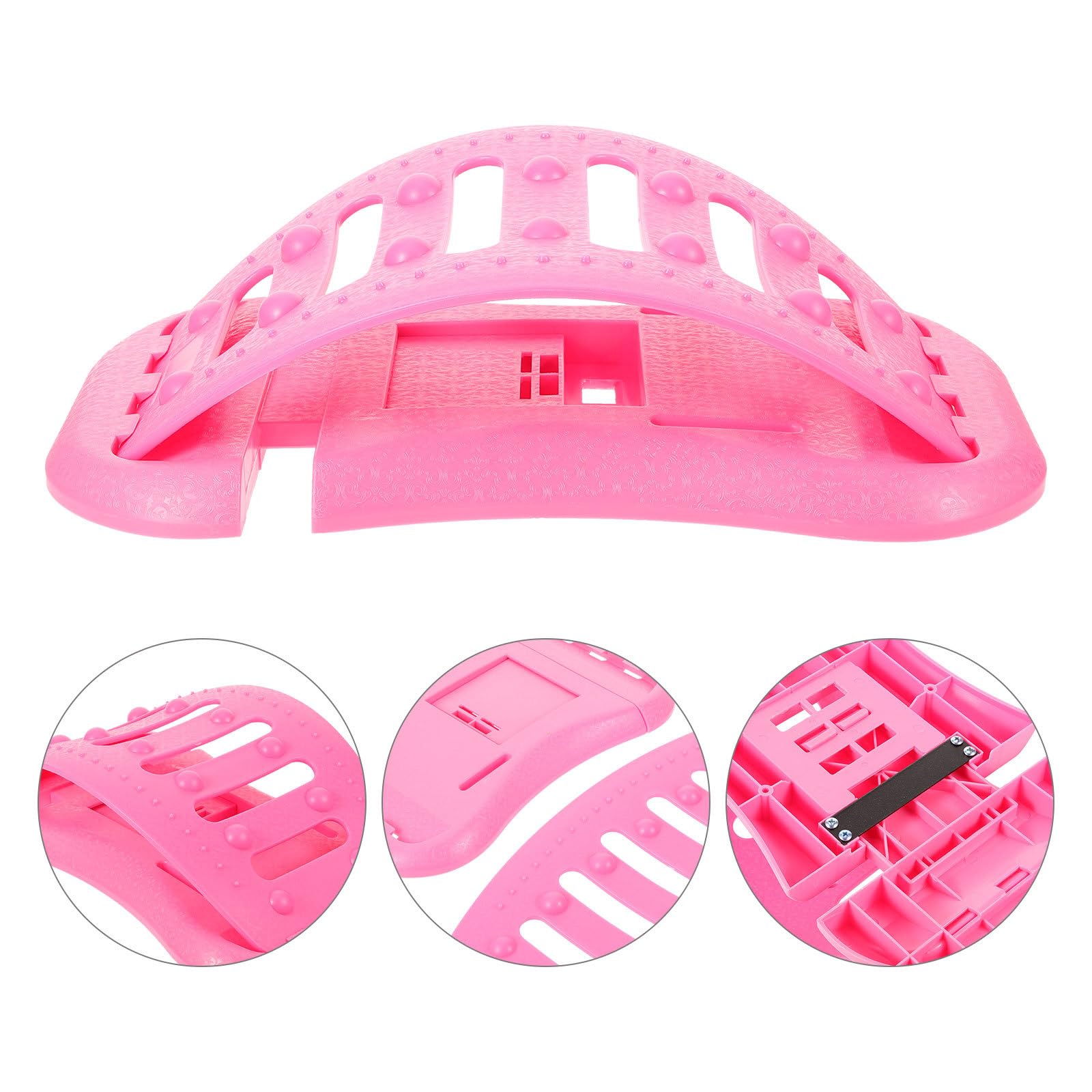 Rückenstrecker 1 Stück Abs Rosa, Lendenwirbelstütze für Dehnung