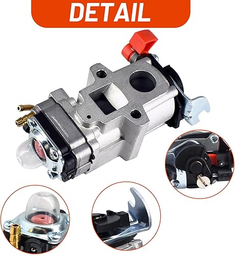 Miniatura 6 de El carburador se adapta a los sopladores de hojas ECHO PB8010H PB8010T A021004920 WYAB-1