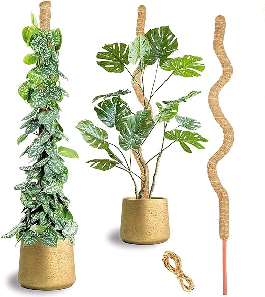 TsLolly Long Moss Pole, 45" Moss Pole for Monstera Cheese Plant, Coco