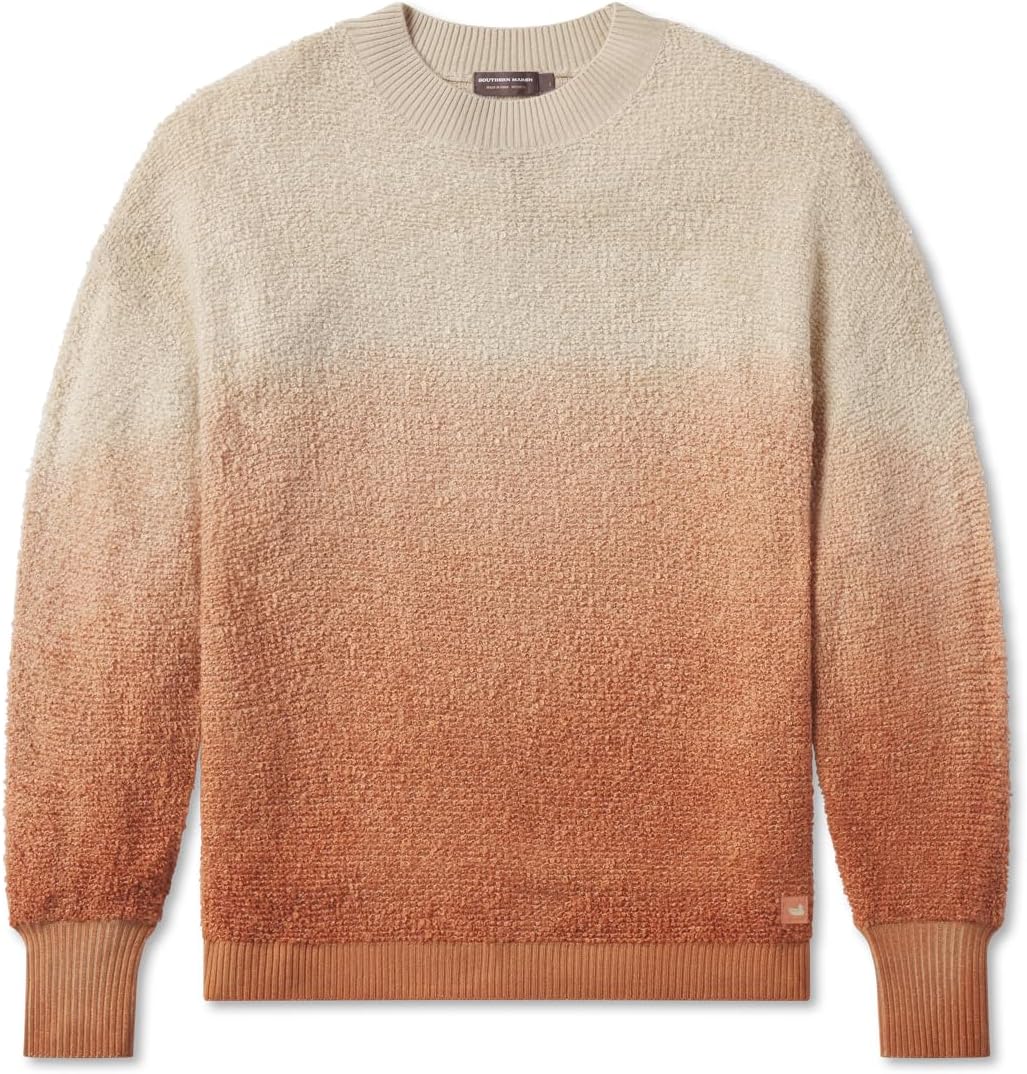 Southern Marsh Women's Seville Dip Dye Pullover Sweater – Classic Comfortable Outerwear