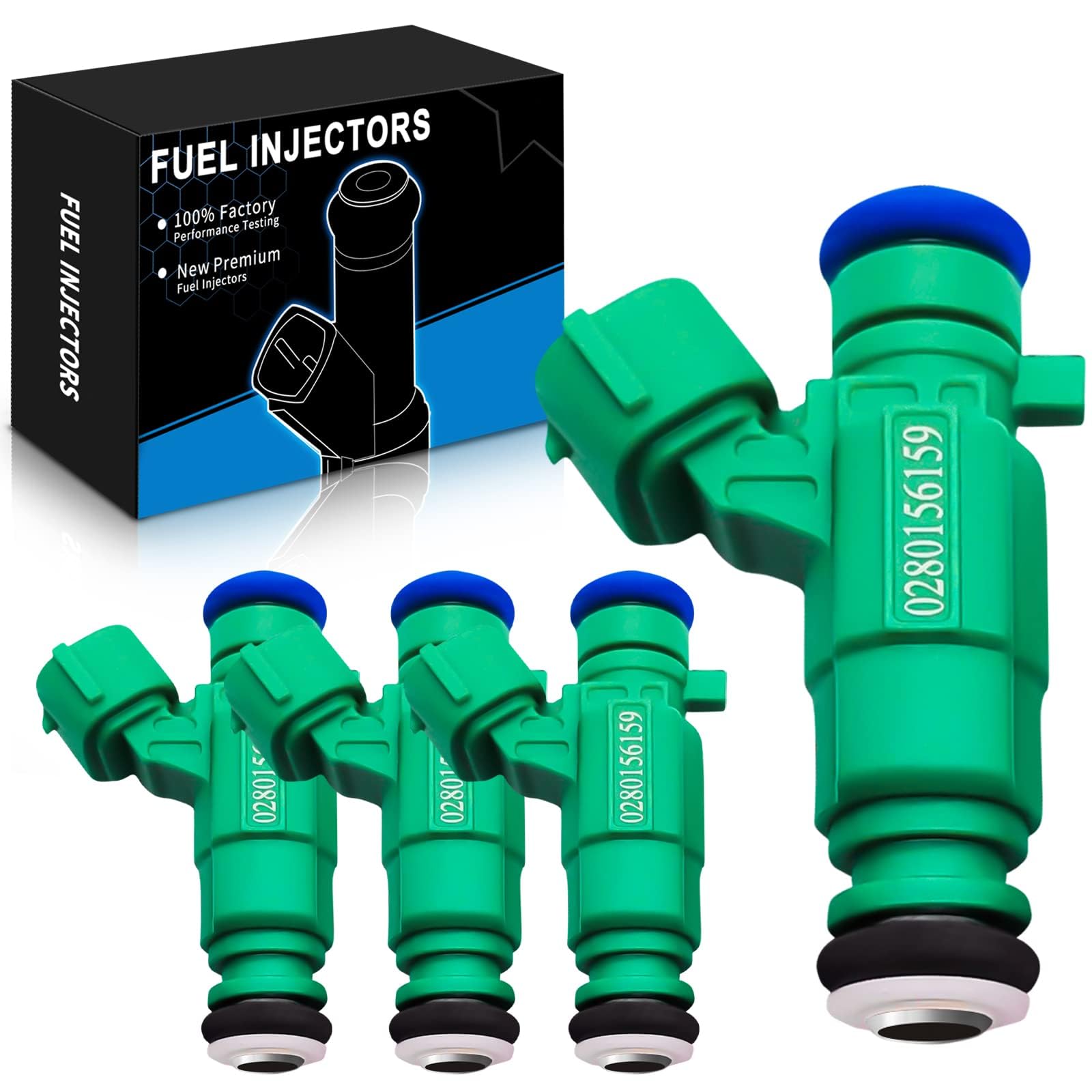 Fuel Injectors fit for:- Nissan Sentra 2003 2004 2005 2006 1.8L 0280156159 (4 pcs)