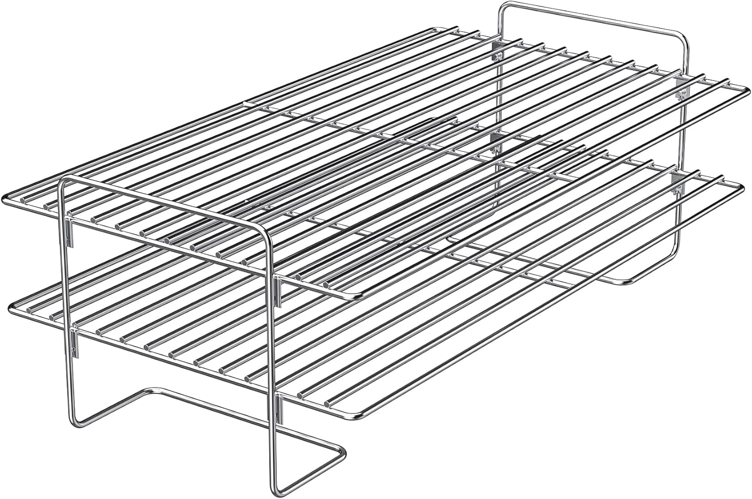 Stanbroil 17 Inch Universal Stainless Steel Smoke Shelf/Warming Cooking Rack Replacement for Traeger and other Wood Pellet Grills/Gas Grills