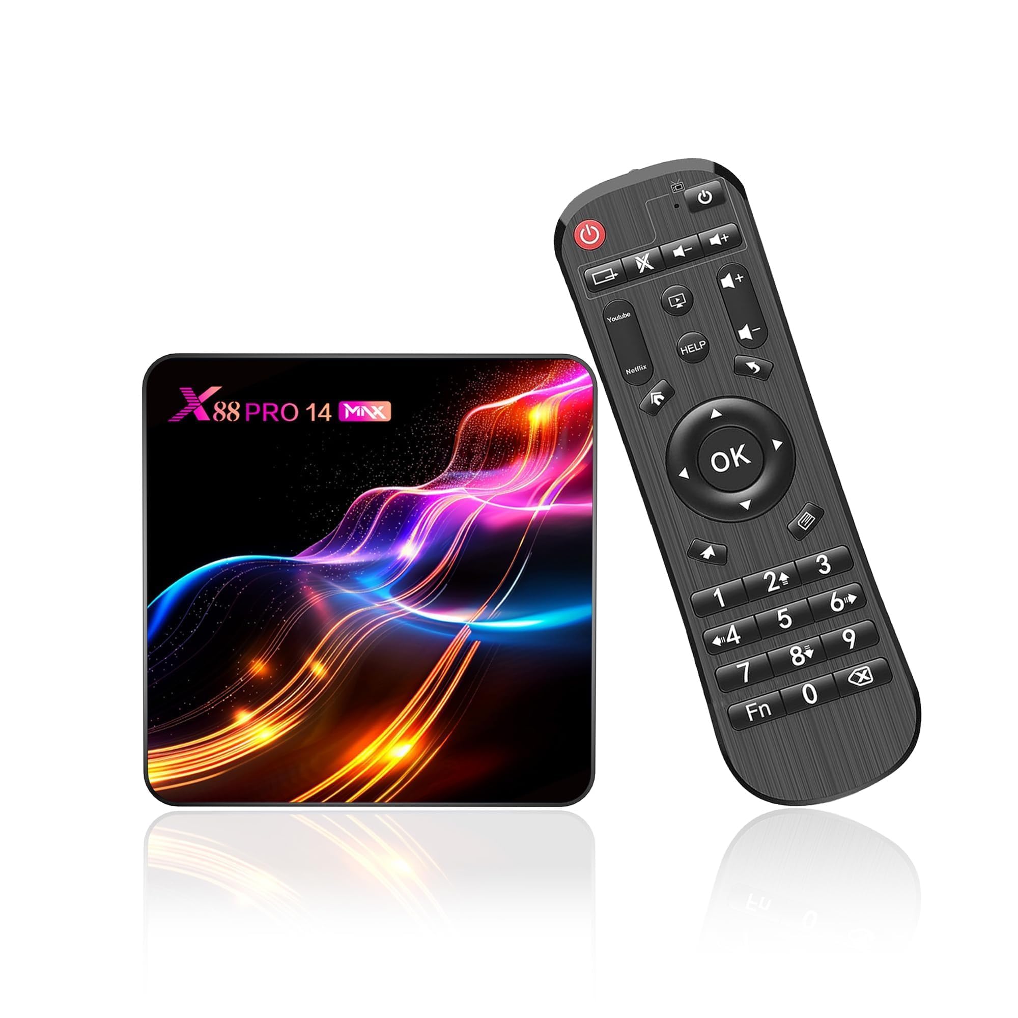 Android 13 TV Box RK3528 Quad-Core 64 Bits Cortex-A53 4 Go RAM 128 Go ROM