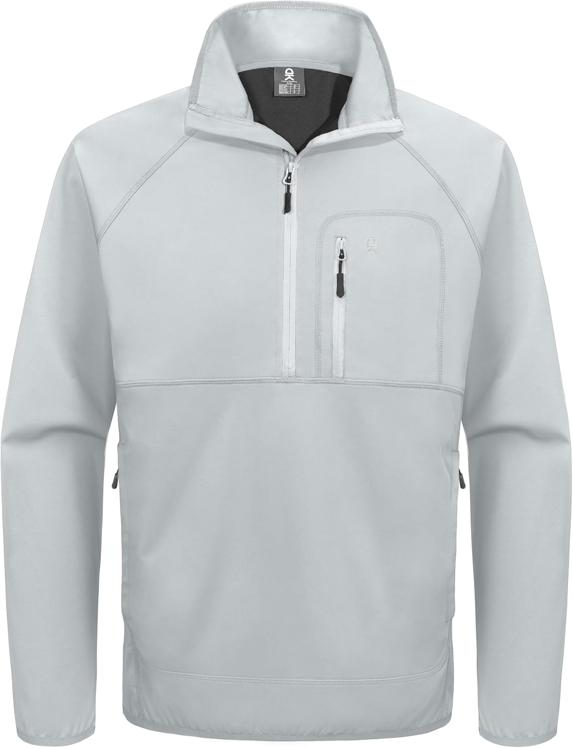 Little Donkey Andy Men's Golf Pullover 1/4 Zip Sweatshirts Waterproof Windbreak Quarter Zip Golf Jacket with 3 Pockets