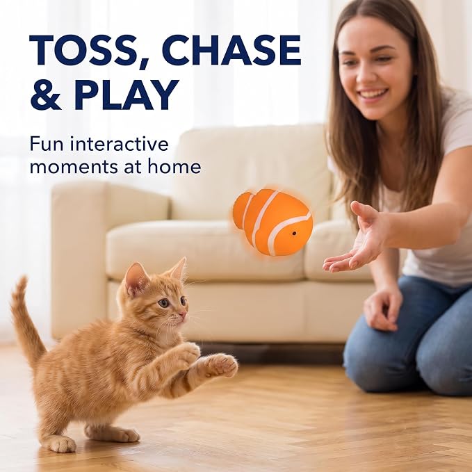 Set de 6 juguetes flotantes interactivos para gatos miniatura 7