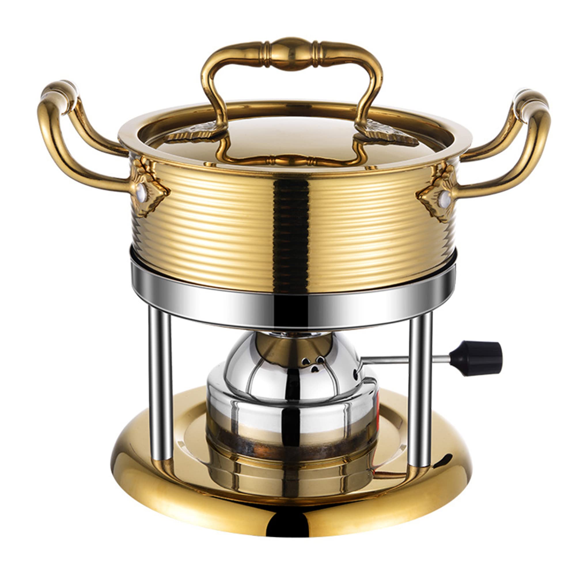 Ensemble de buffet en acier inoxydable haut de gamme avec porte-carburant et couvercle