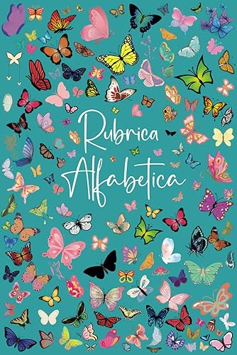 Rubrica Alfabetica: Organizzatore Alfabetico | Quaderno A5 con 4 pagine per ogni lettera | 108 pagine Contiene un posto dove scrivere la data su ogni pagina - 01