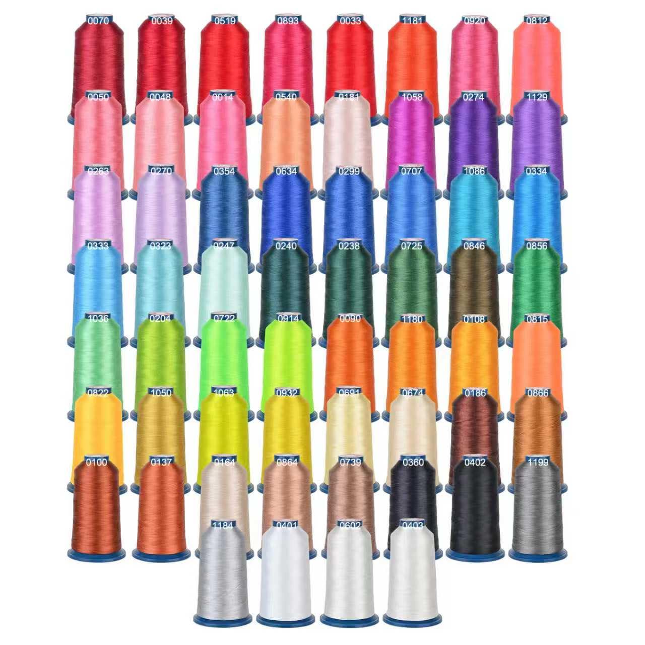 Thread Collection Colours Snapklik.com : BAi Embroidery Thread Set 60 Brilliant Colors, 40WT