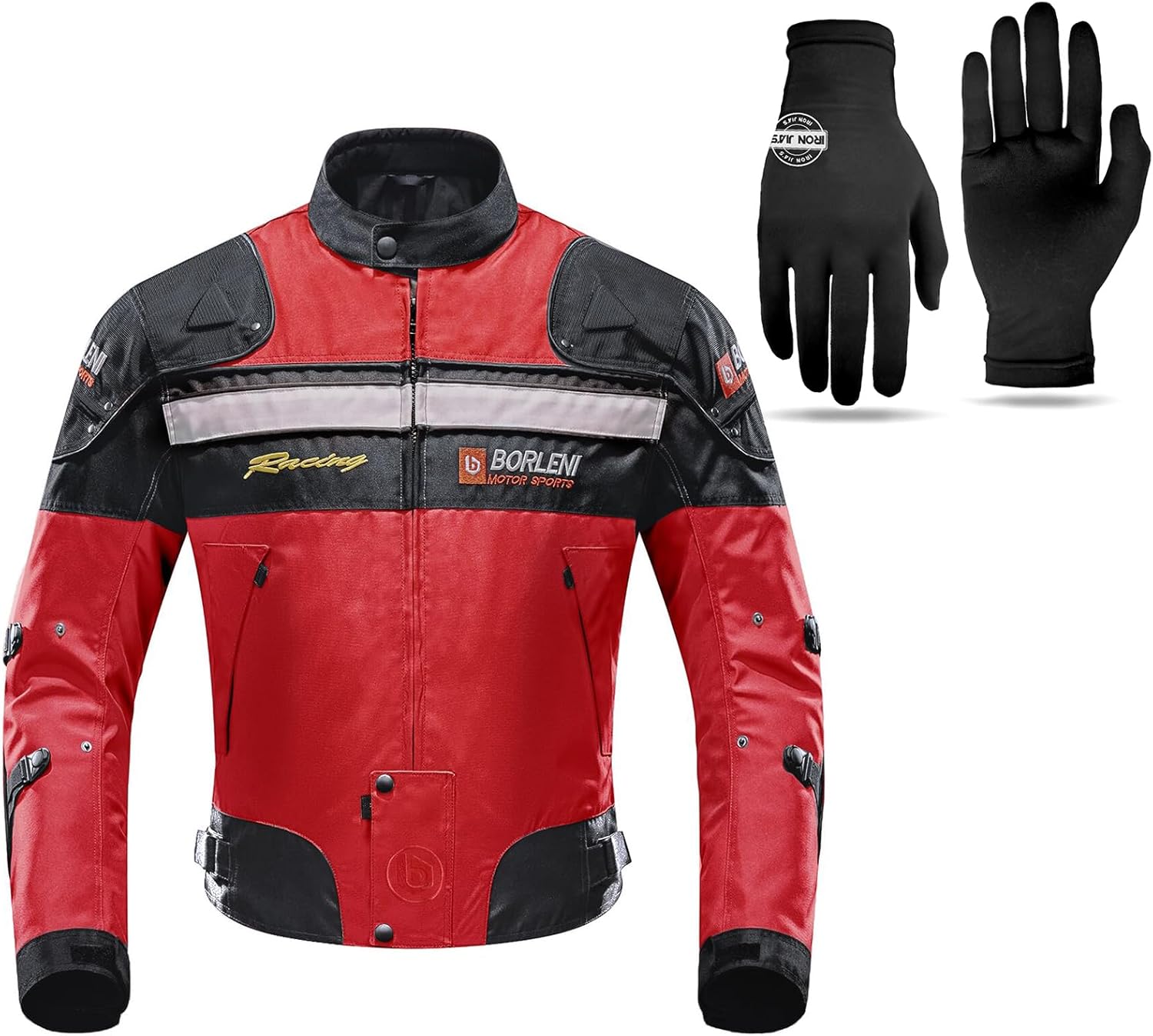 BORLENI Motorcycle Jacket and Glove Liners