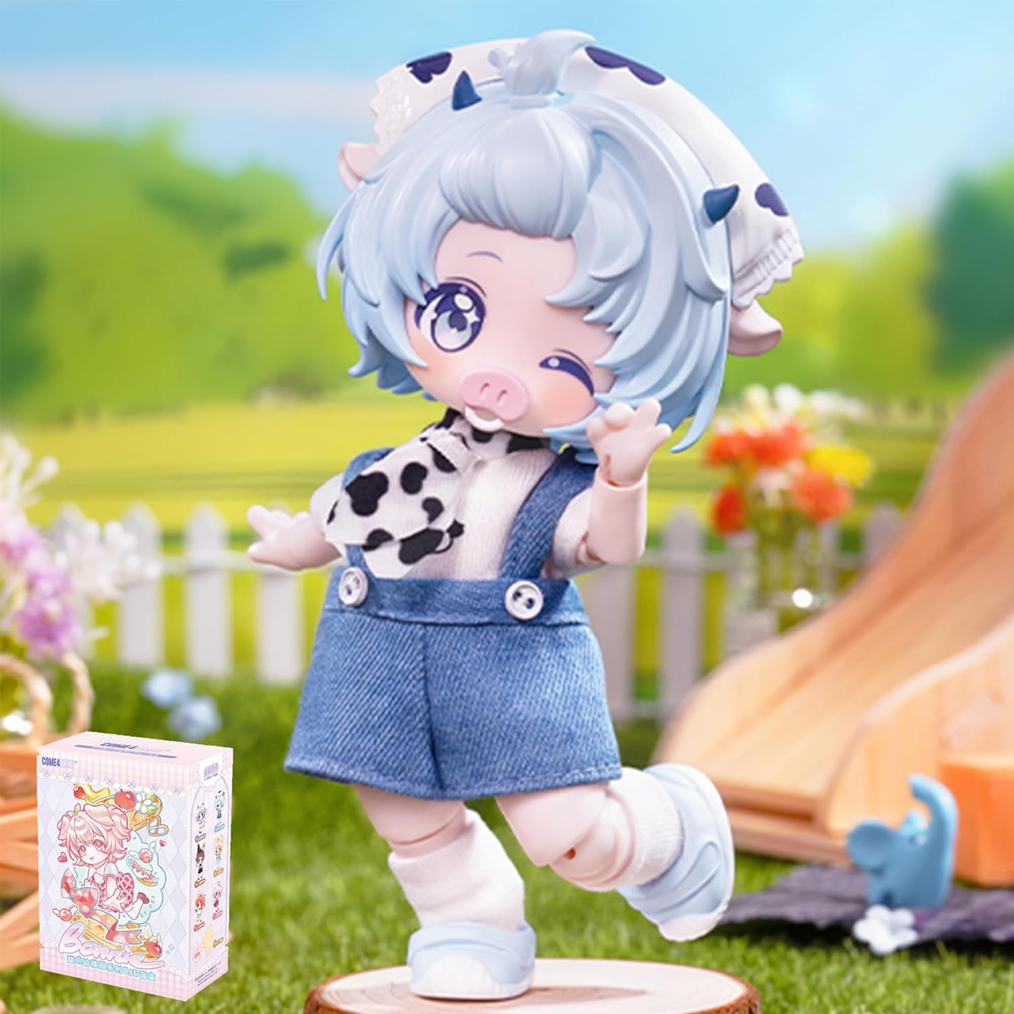 TOYVERSE COME4FREE BJD Bonnie Sweets Kindergarten Series, MuMu the Calf, Standard Edition, 1 piece/14 cm, BJD doll, movable dolls with doll clothes, birthday gift, ages 15 and up — image 1