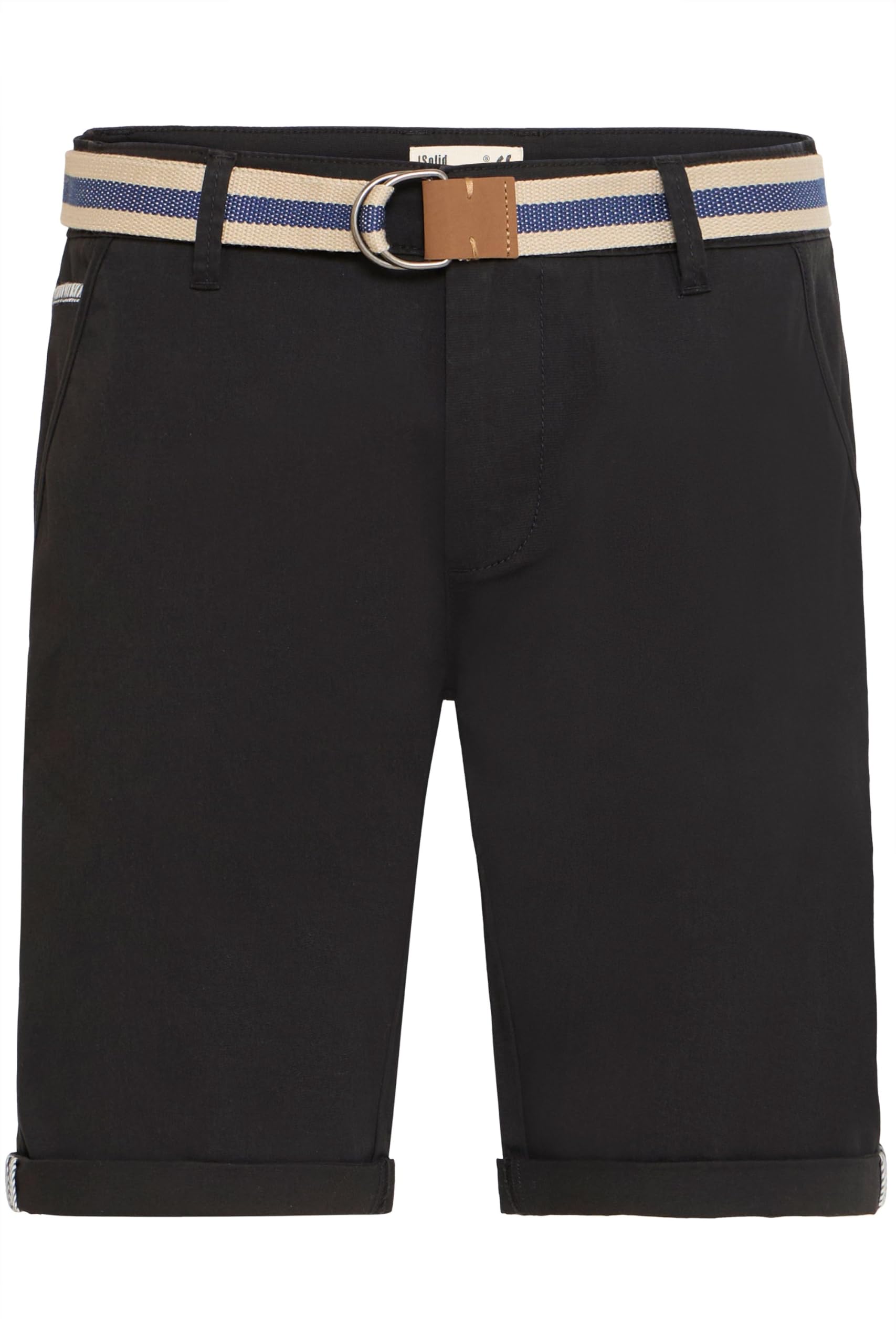 !Solid Monty Herren Chino Shorts Bermuda Kurze Hose mit Gürtel aus Stretch-Material Regular-Fit
