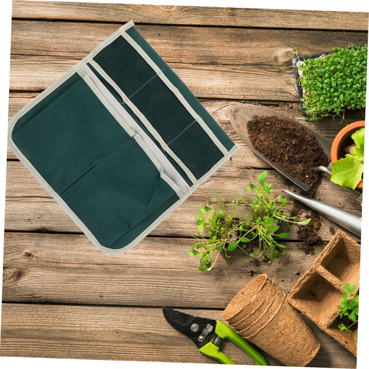 Garden Kneeler Tool Storage Bags 2pcs with Side Pockets image 5