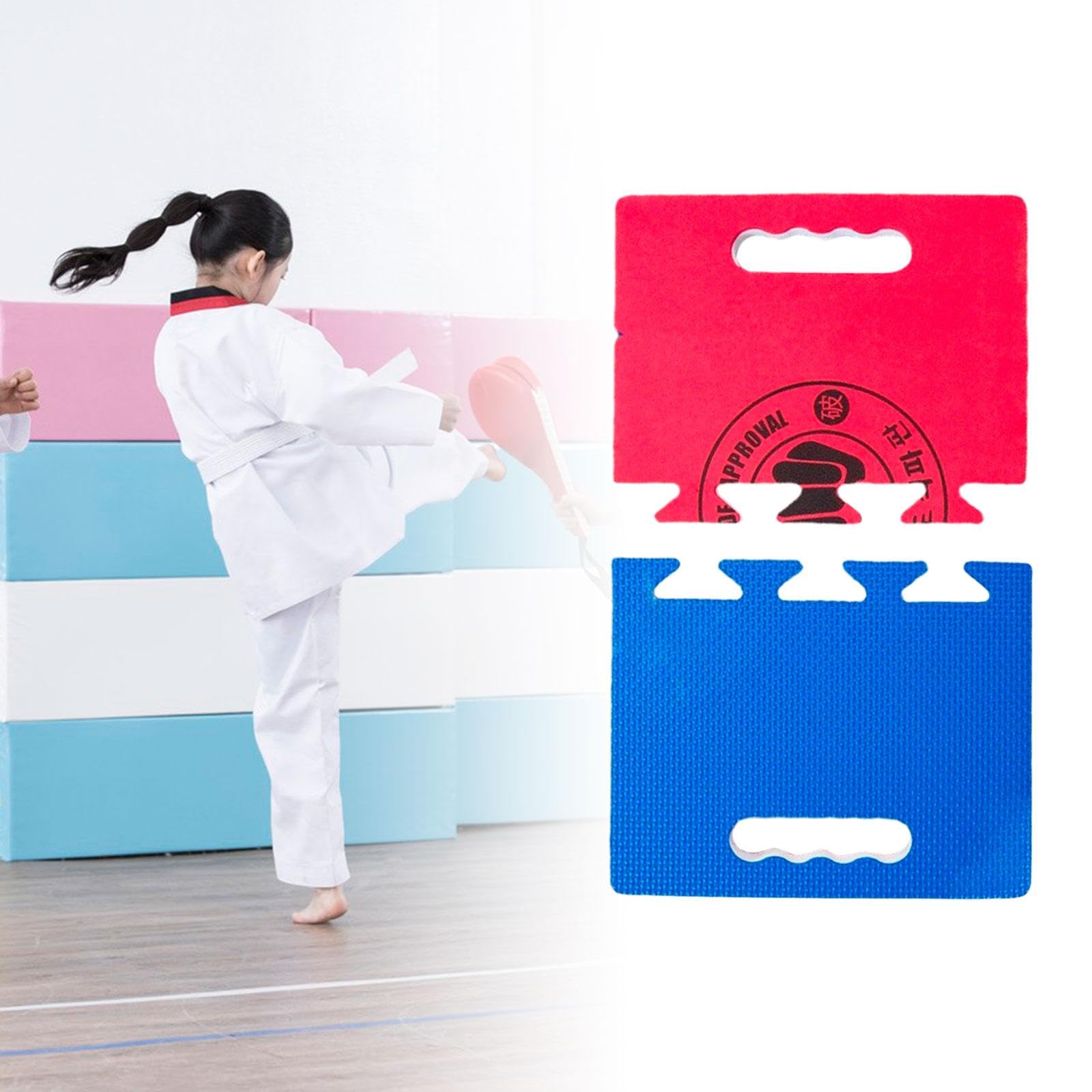 SM SunniMix Taekwondo Board Taekwondo Breaking Board Foam Pad Reusable Karate Board Punching Accessory Easy to Assemble Rebreakable Board