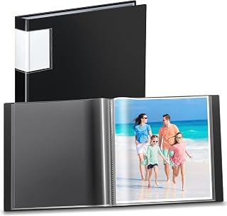 12 x 12 Art Portfolio Presentation Book, 12"x12" Scrapbooking Paper Storage, 12in Binder with Sleeves, Folder with Clear Sheet Protectors, Art Portfolio for Artwork