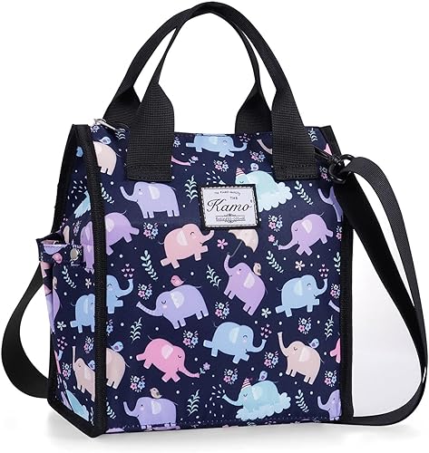 Kamo Bolsa de almuerzo aislada reutilizable para mujeres, hombres, adultos y adolescentes
