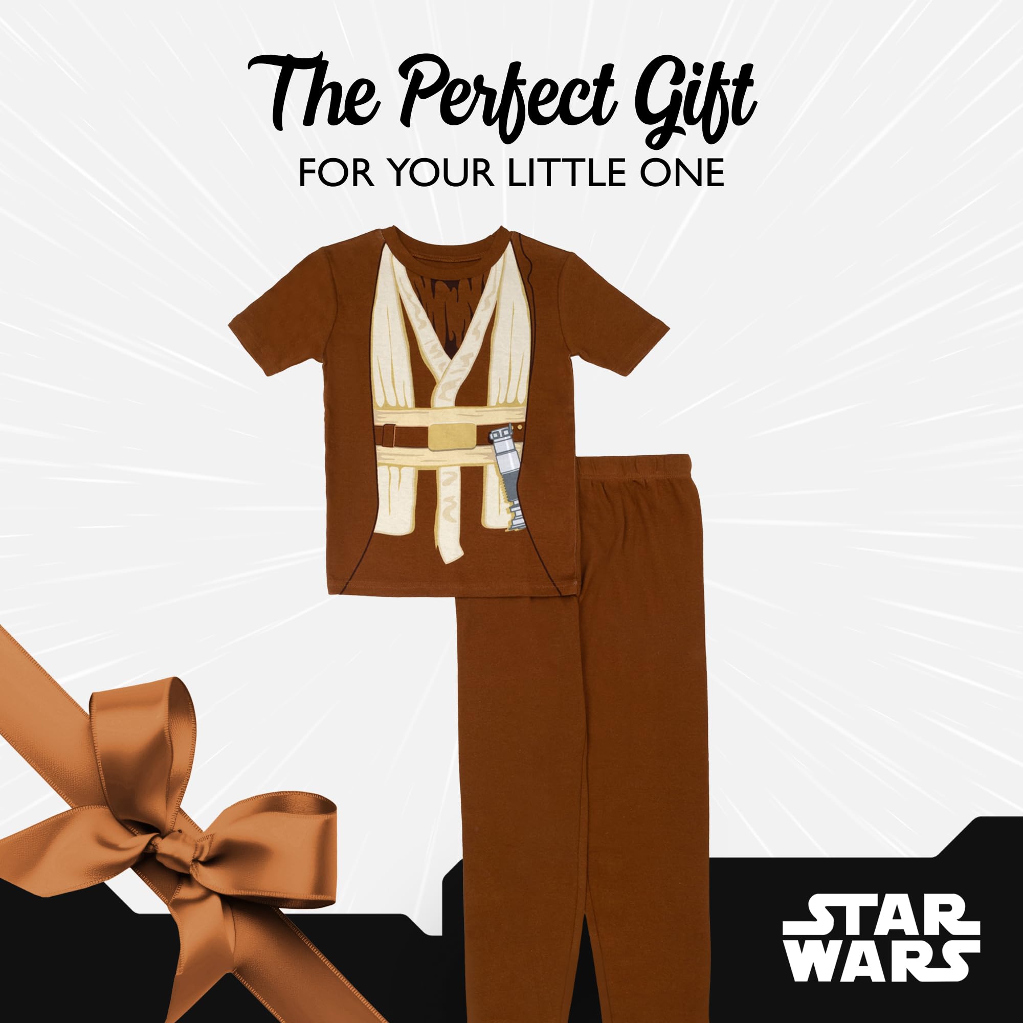 Star Wars Jungen 2-teiliges Pyjama-Set, Eng Anliegend, Baumwolle, Weich und Niedlich für Kinder Pyjamaset