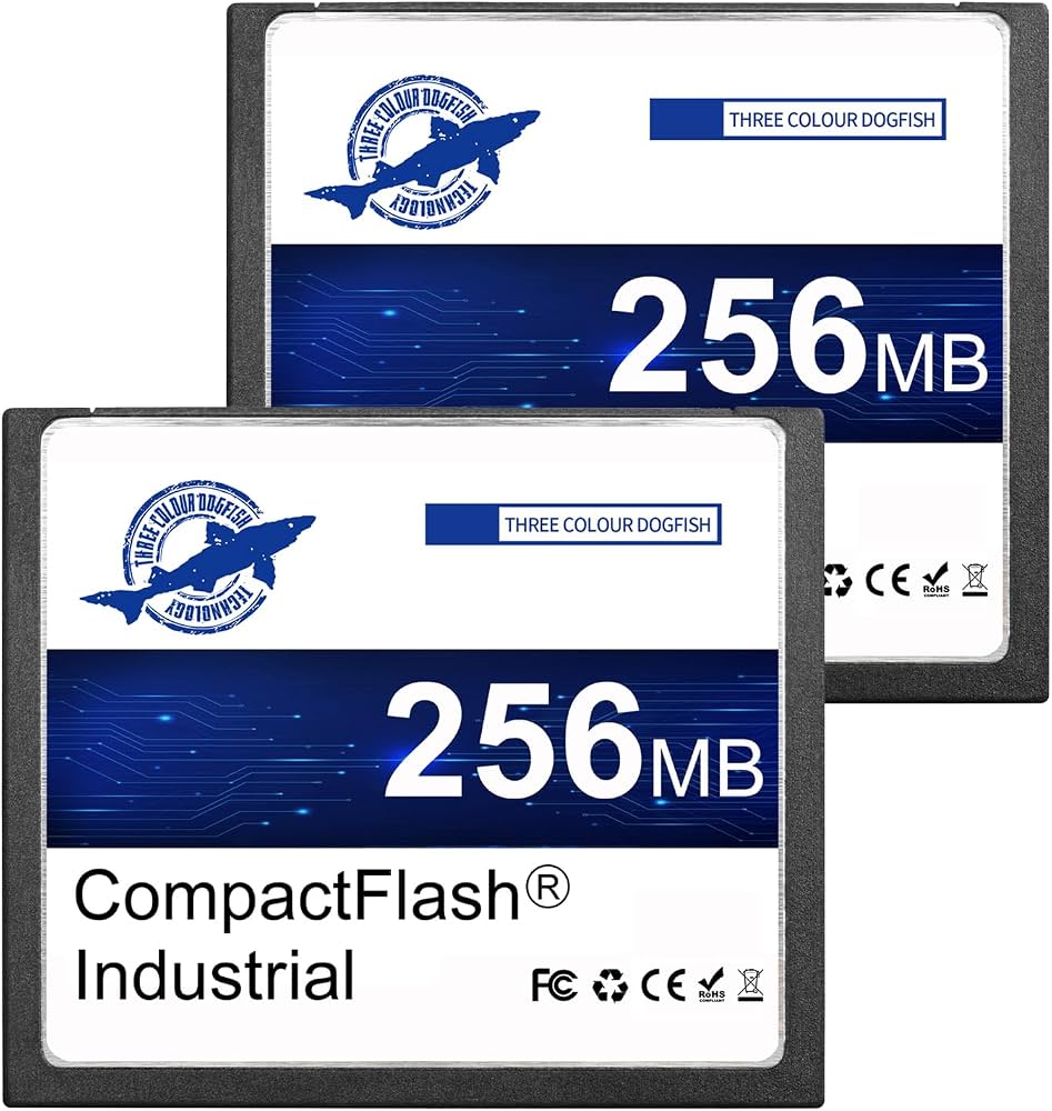 Amazon | Dogfish CFカード 【産業用耐久】SLC 256MB 2枚組 コンパクト