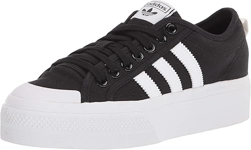 adidas Originals Nizza - Tenis de plataforma para mujer, Blanco