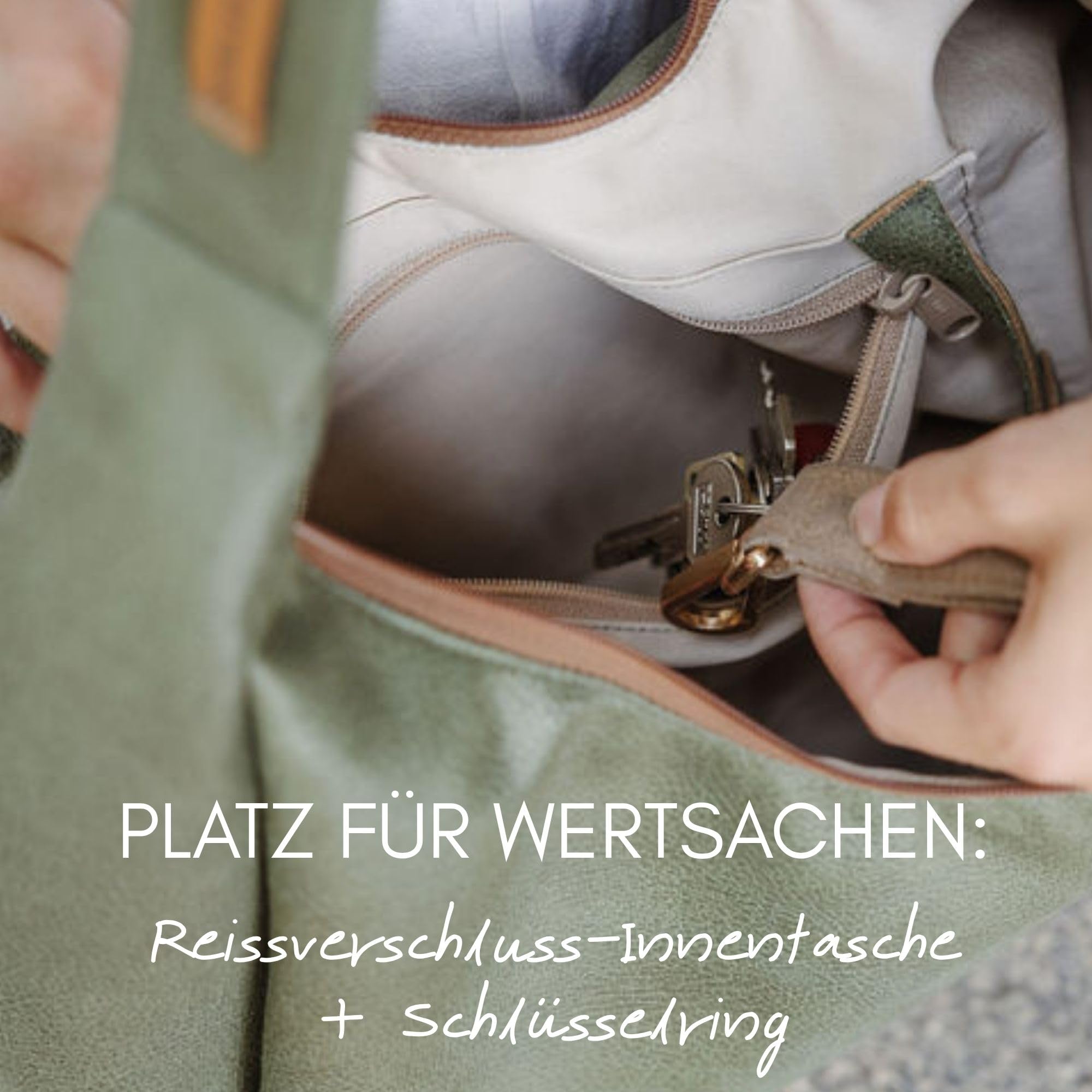 Moon Bag XXL aus Lederfaserstoff