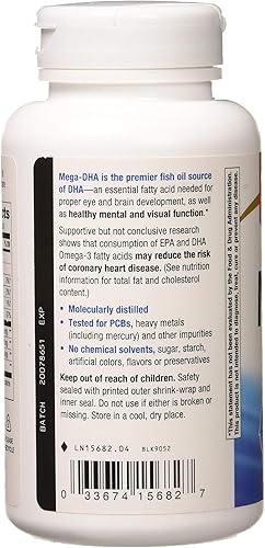 Miniatura 2 de Cápsulas blandas Mega-DHA, 60 unidades (paquete de 2)