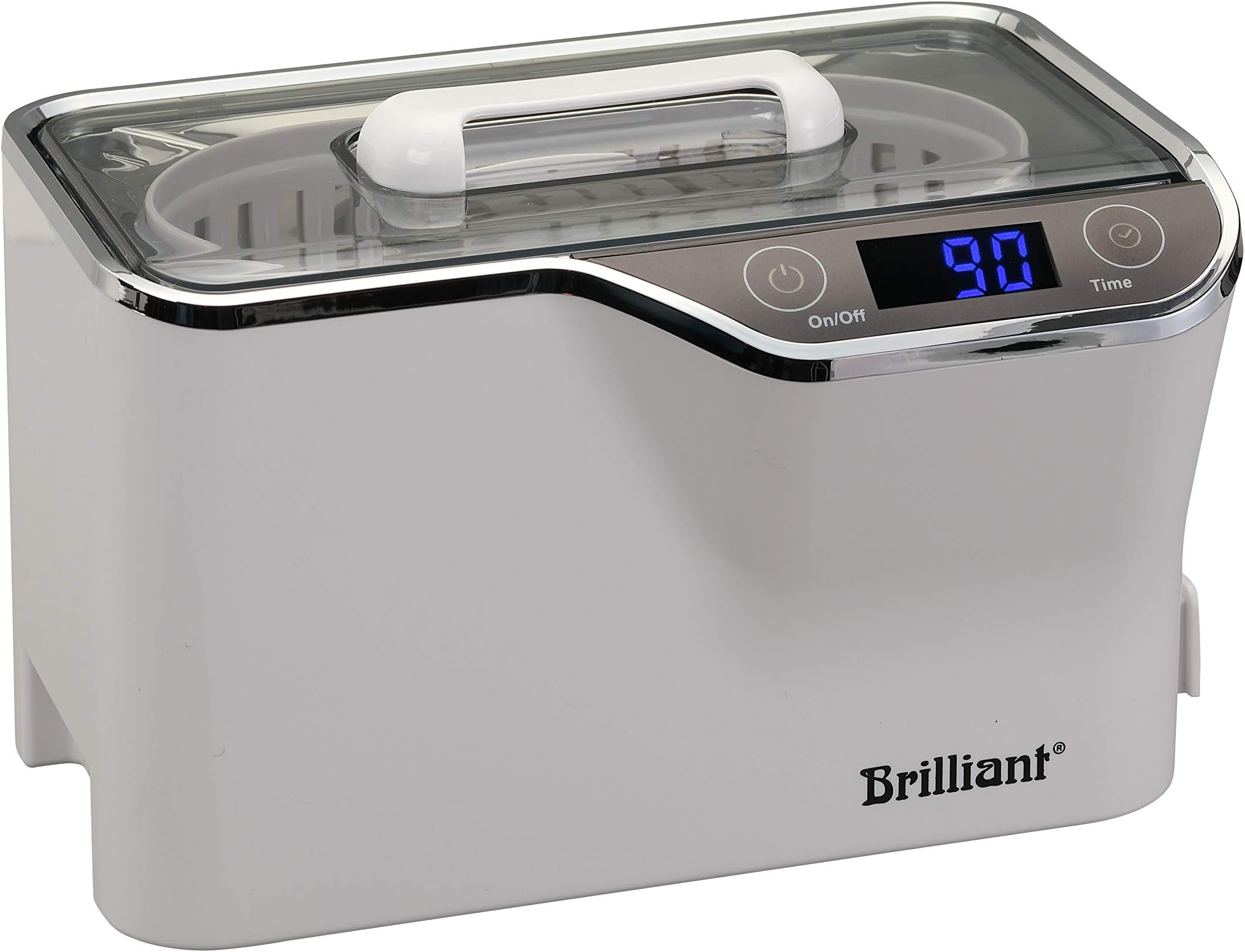 Brilliant HydroSonic TX Ultrasonic Cleaner, White
