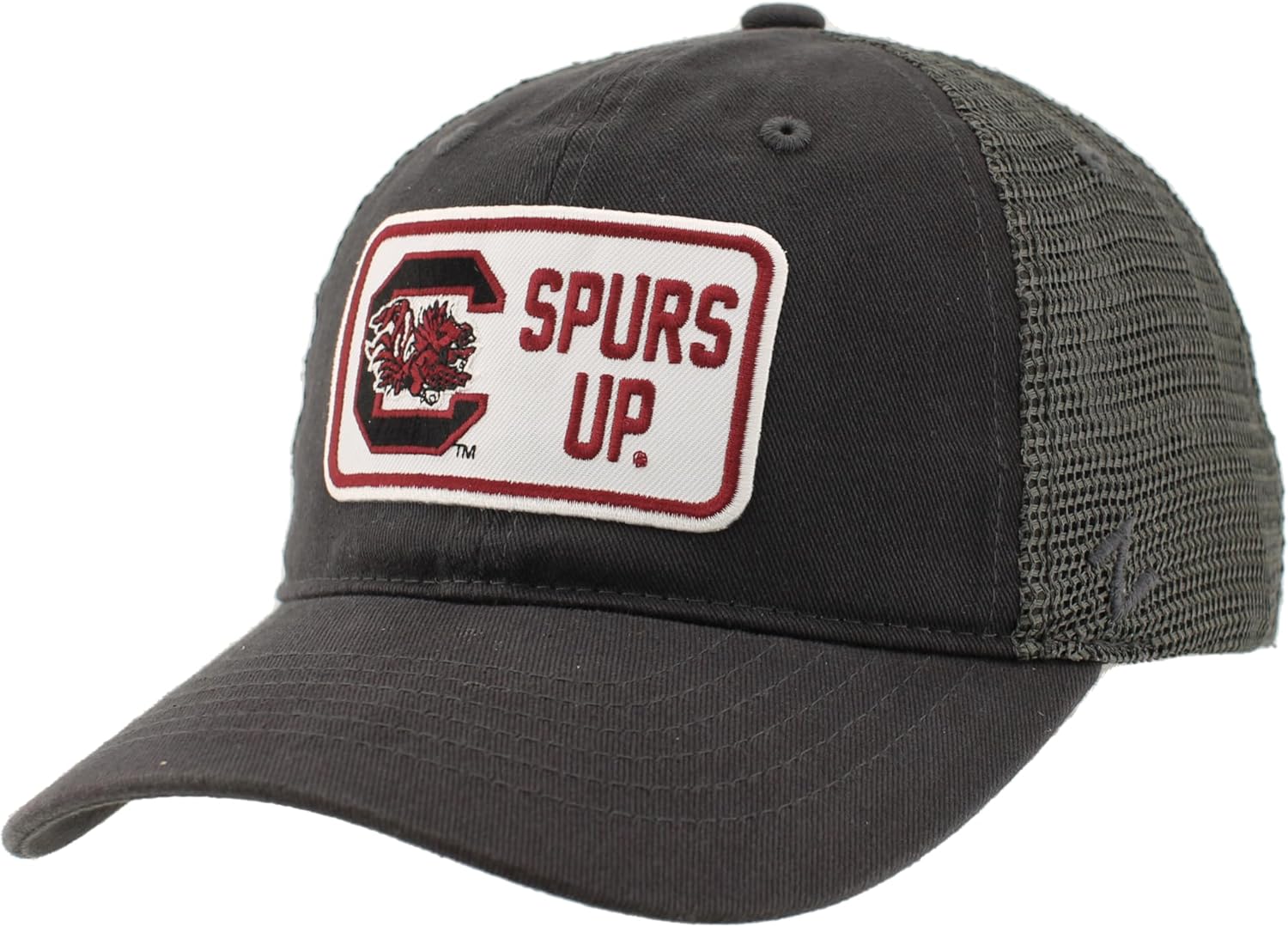 ZHATS Standard NCAA Officially Licensed Hat University Patch Defer Charcoal, Grey, One Size