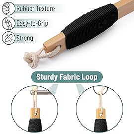 Slick- Lotion Applicator, 17 Inch, Black, Back Applicator Lotion, Certified Organic, Easy Reach Washable, Self Tanner for All Skin Tone