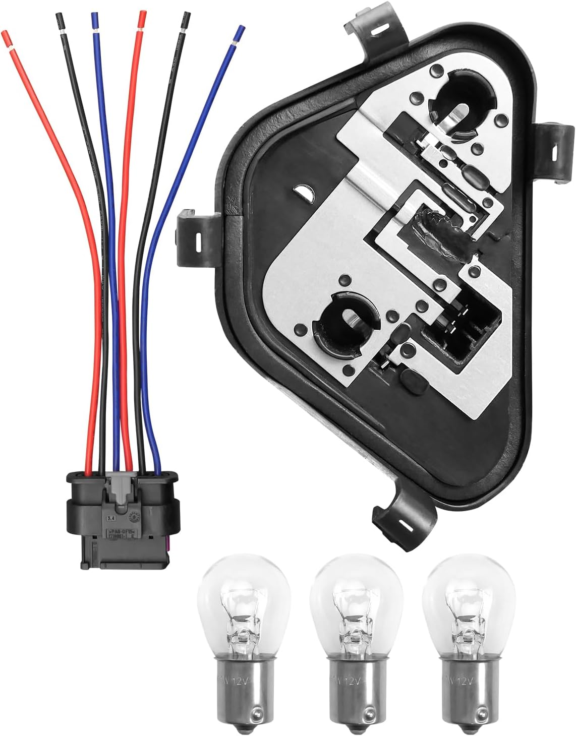 QNHEAY Passenger Right Tail Lights Bulb Socket Panel Plug