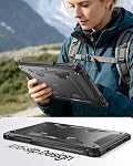 Fintie Étui Antichoc pour Samsung Galaxy Tab A11+ Plus 11 po 2025 / Tab A9+ Plus 11 po 2023, Étui Hybride Rugueux Tuatara avec Support Intégré et Protecteur d'Écran, Noir