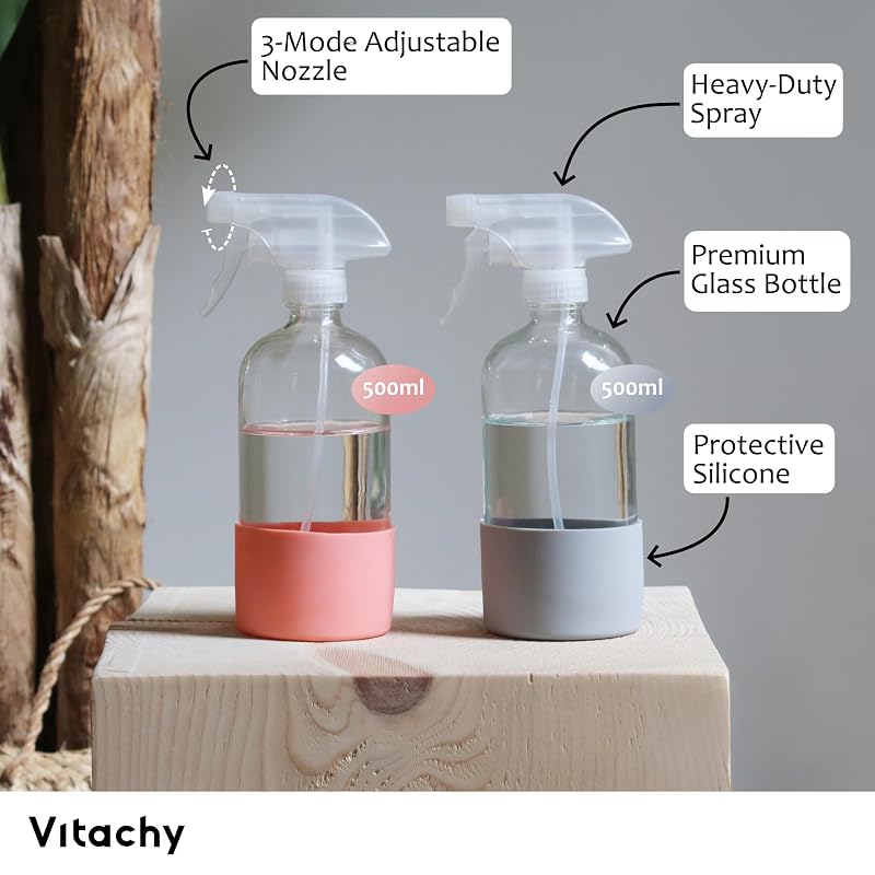 Spray bottle, salmon - view 1