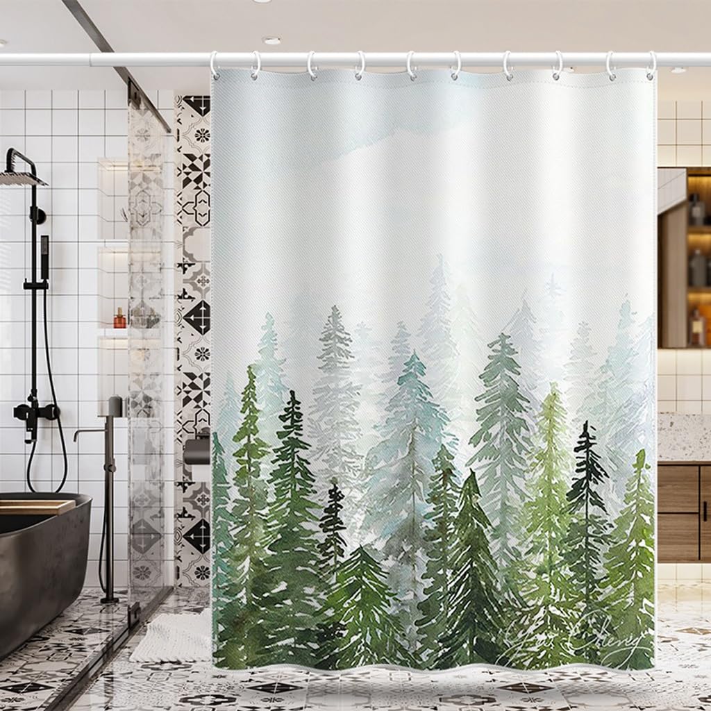 NZPOST Cortina De Ducha De Baño Cortina De Ducha Cortina De Puerta De Inodoro De Baño Cortina De Ducha Impermeable De Poliéster Cortina De Partición De Baño con Gancho para Hom