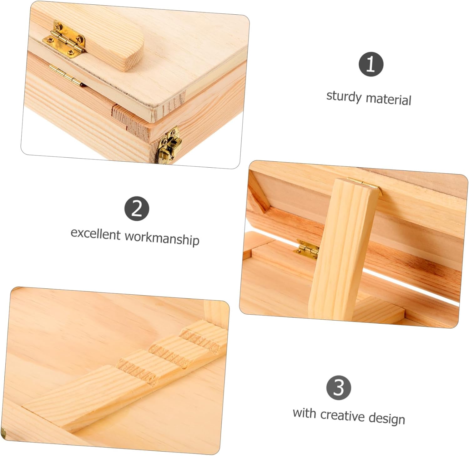 Drawing Easel with Wood Art Board Portable Sketching Stand with Storage Drawer