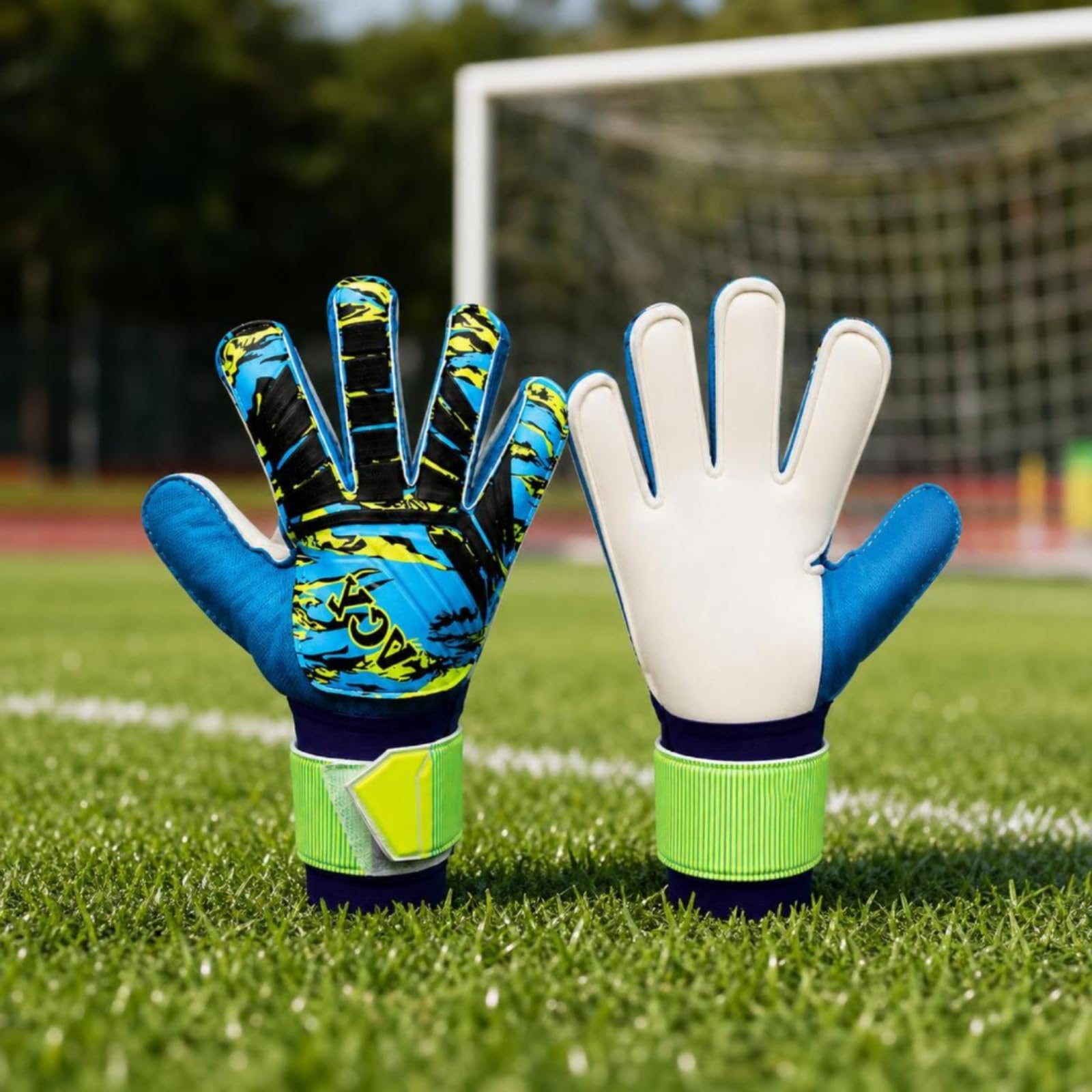 predolo Gants Gardien But Sûrs Gants Gardien avec Barrettes Antichoc pour Juniors, Match