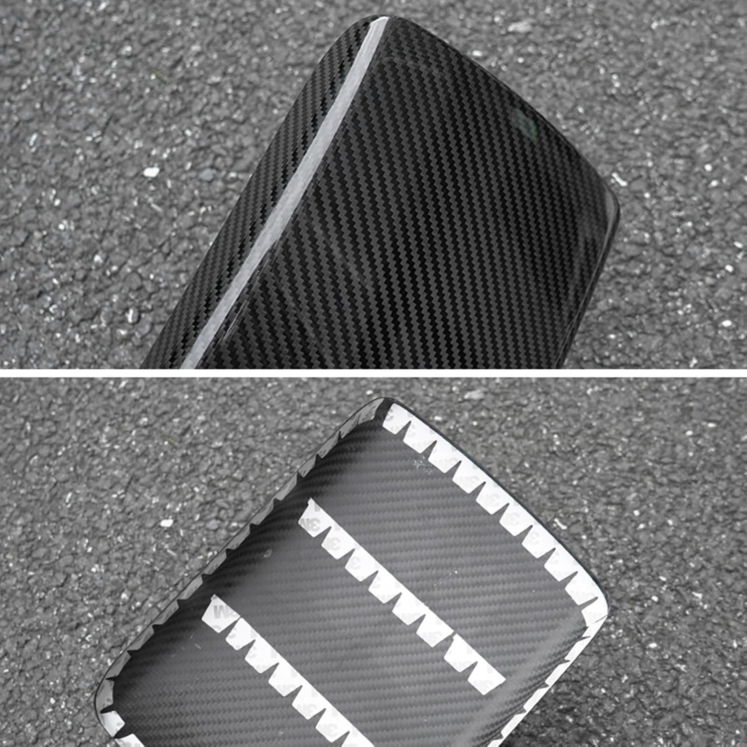 Interior Armrest Box Cover Trim for Subaru WRX 2022-2025 Dry Carbon Fiber